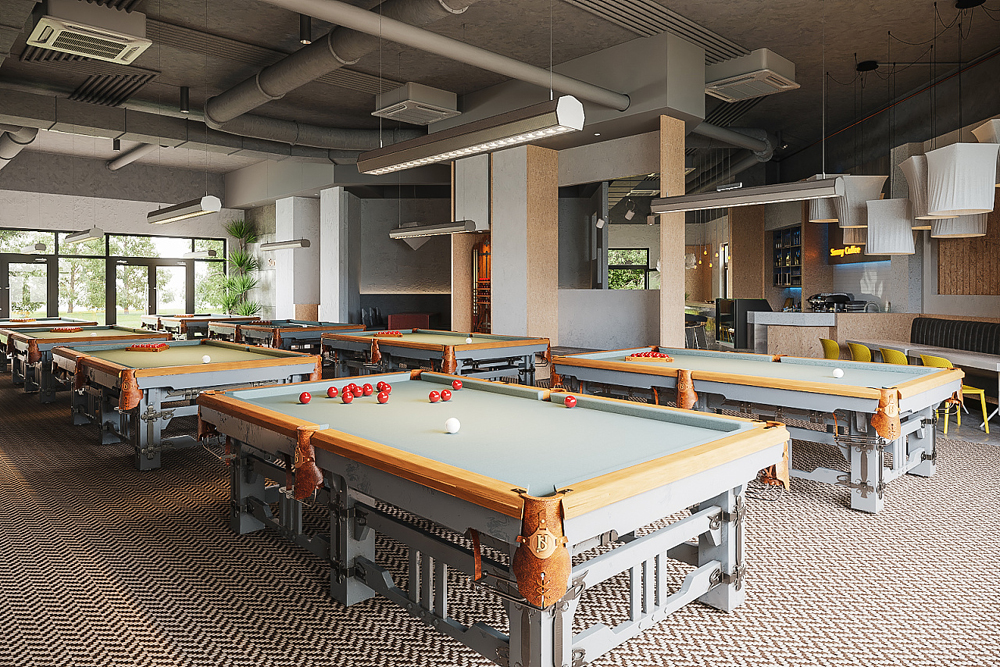 臺(tái)球俱樂部裝修：4個(gè)施工順序千萬不能弄錯(cuò)