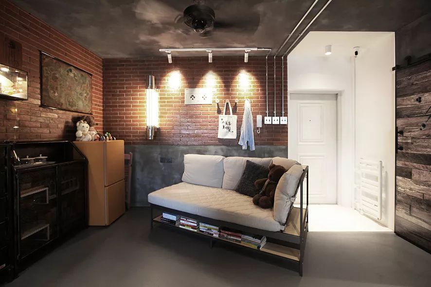 小戶型工業(yè)風設(shè)計效果圖鑒賞