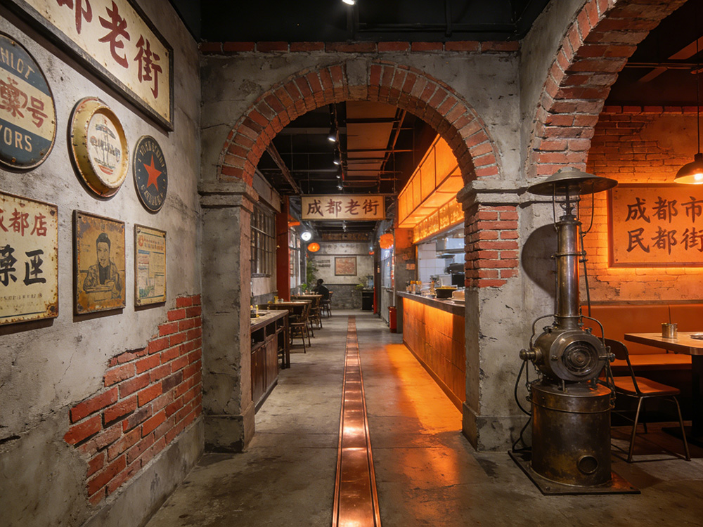 烤肉店市井混搭風